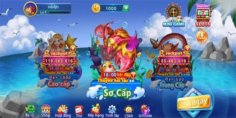 Các phòng cược cơ bản trong game bắn cá H5