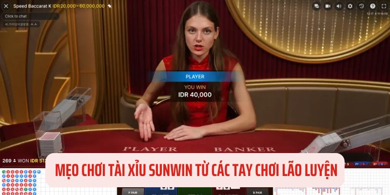 Mẹo hay từ các cao thủ cho việc chơi Sicbo Sunwin