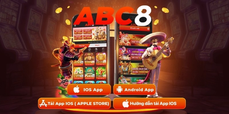 Giao diện tải app ABC8