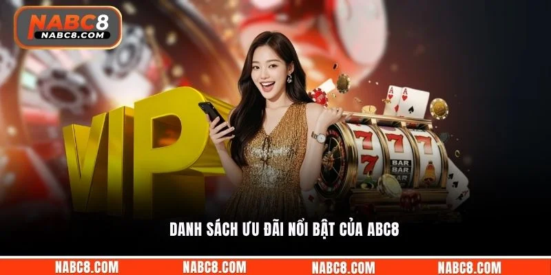 Danh sách ưu đãi nổi bật của ABC8