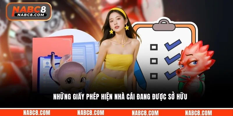 Những giấy phép hiện nhà cái đang được sở hữu